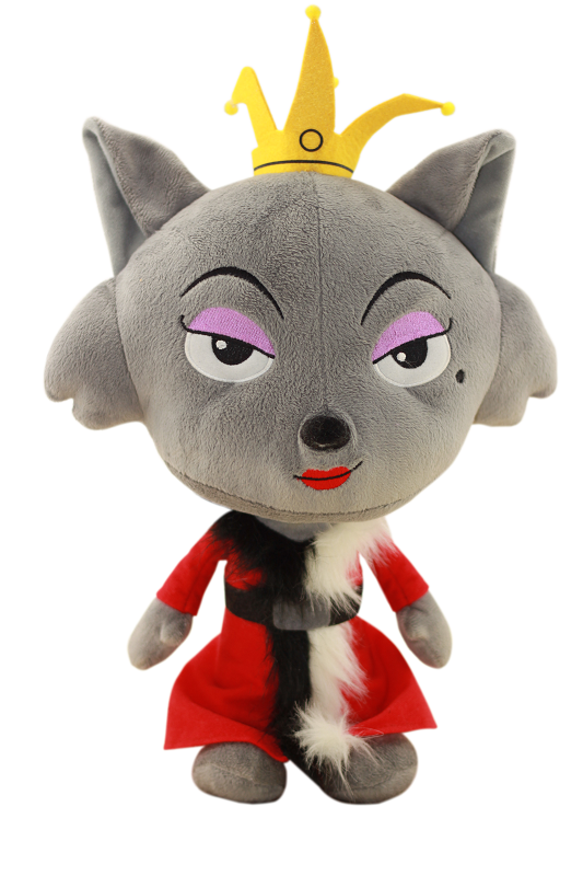 正版12寸喜羊羊与灰太狼毛绒公仔玩具儿童生日礼物 红太狼