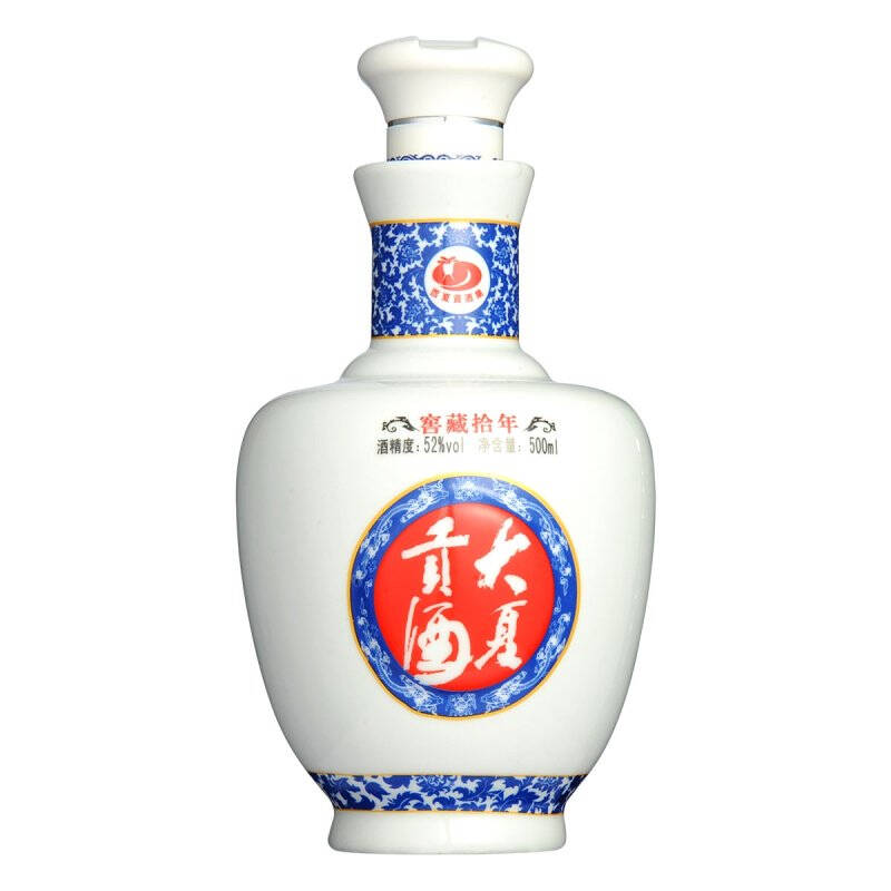 大夏贡窖藏十年52度500ml 单瓶装