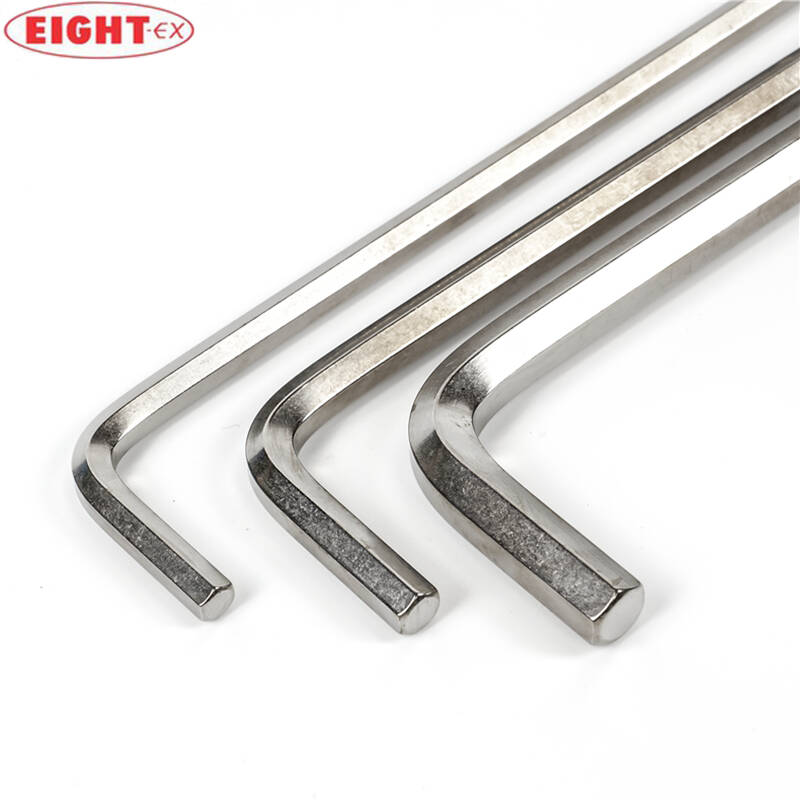 (eight-ex)加长l型公制平头内六角扳手套装lh系列eight内六角螺丝刀