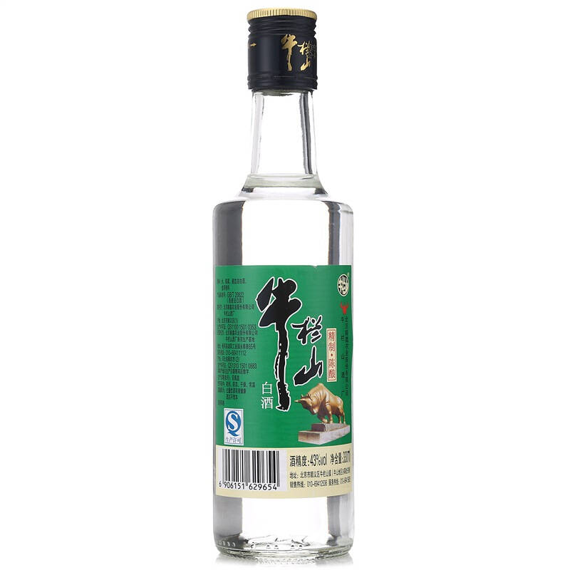 自营【京东超市】牛栏山 精制陈酿二锅头 43度 330ml*20瓶 整箱装