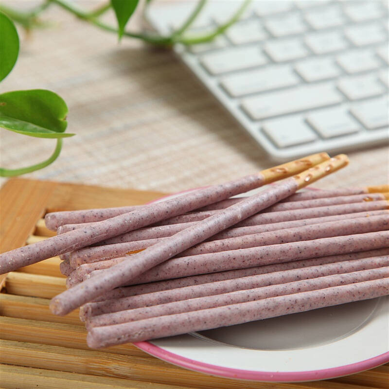 格力高 百奇蓝莓树莓味装饰饼干 55g