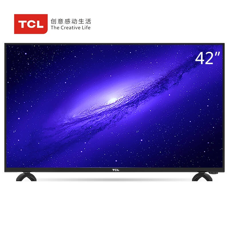 tcl 42e10 42英寸 内置wifi 华数在线 互联网led液晶电视(珠光黑)