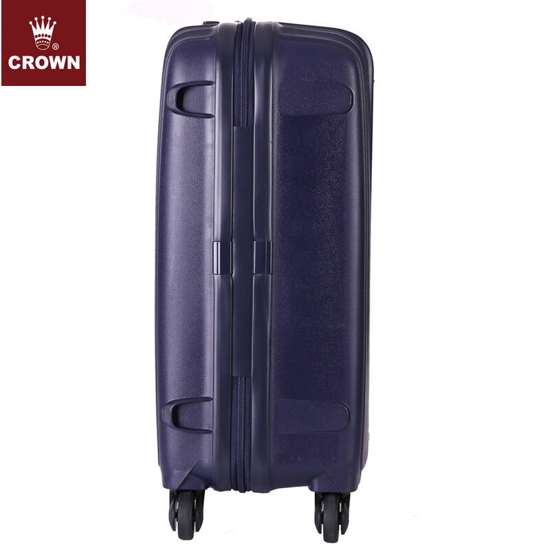crown皇冠拉杆箱pp8/s-20寸登机箱-双层拉链 深蓝 20寸