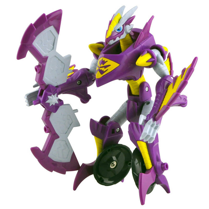 灵动创想 斗龙战士2变形玩具6寸宝贝龙烈古拉圣龙战神终极龙6合体儿童