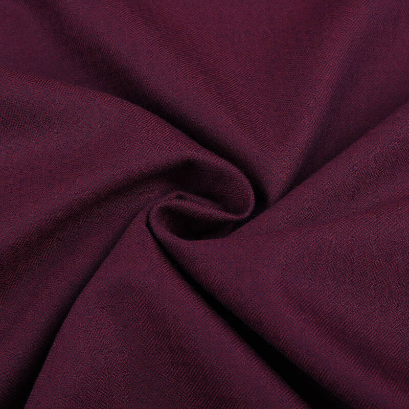 衬衫纯色羊毛衬衣爸爸装秋冬新款商务休闲格子衬衫10011 g10011紫红色