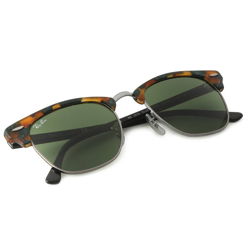 ray-ban 雷朋俱乐部经理人系列时尚板材玳瑁色镜框眼镜太阳镜 rb3016