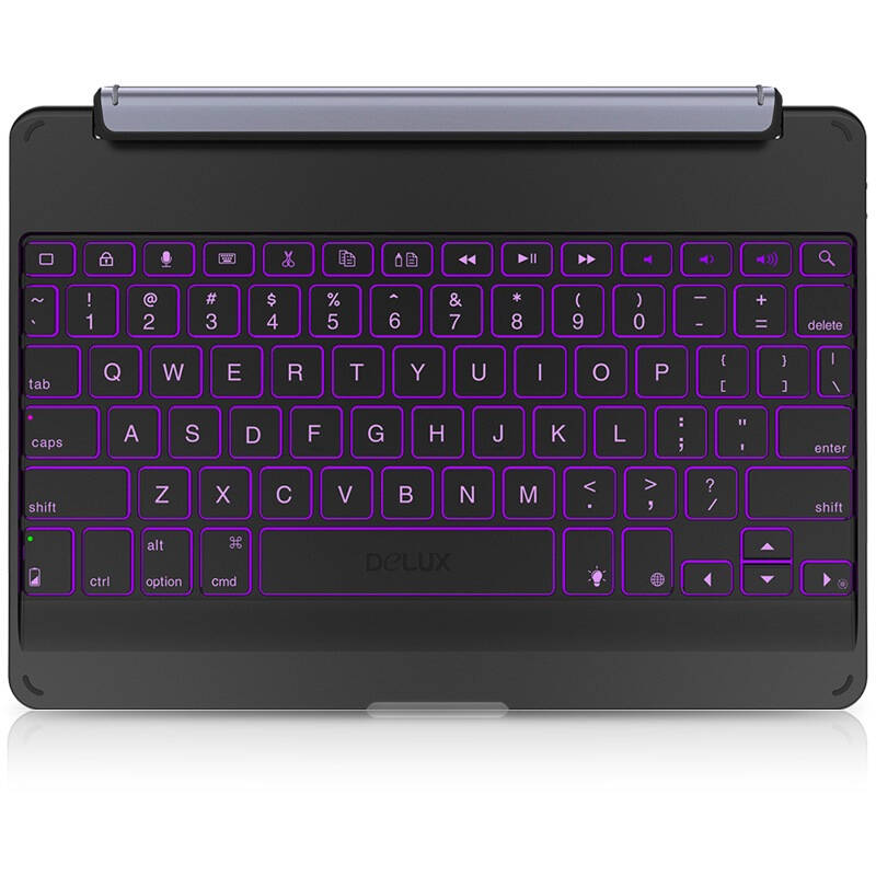 多彩(delux)小i air 蓝牙键盘 for ipad air 深空灰【图片 价格 品牌