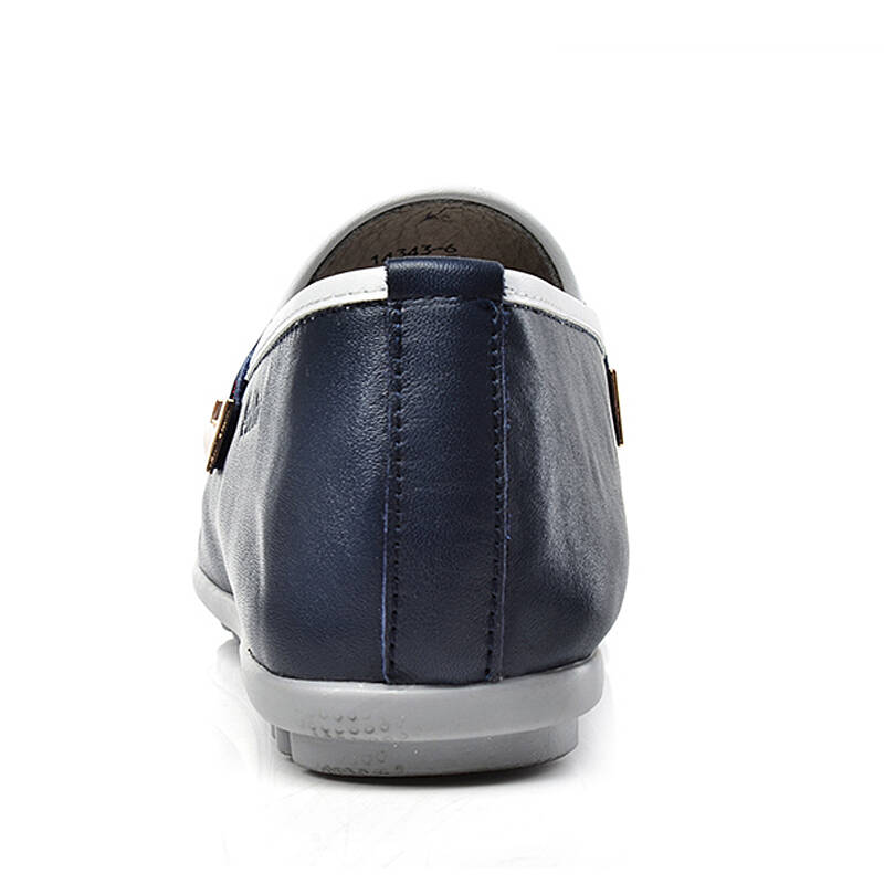 烈马 休闲男士皮鞋 时尚英伦休闲鞋 潮 套脚懒人鞋豆豆鞋 14343 蓝色
