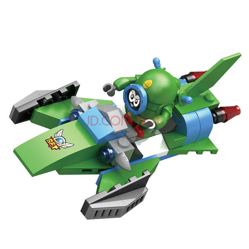 星钻积木 赛尔号战神联盟塑料立体拼插积木儿童益智玩具 64块80209阿