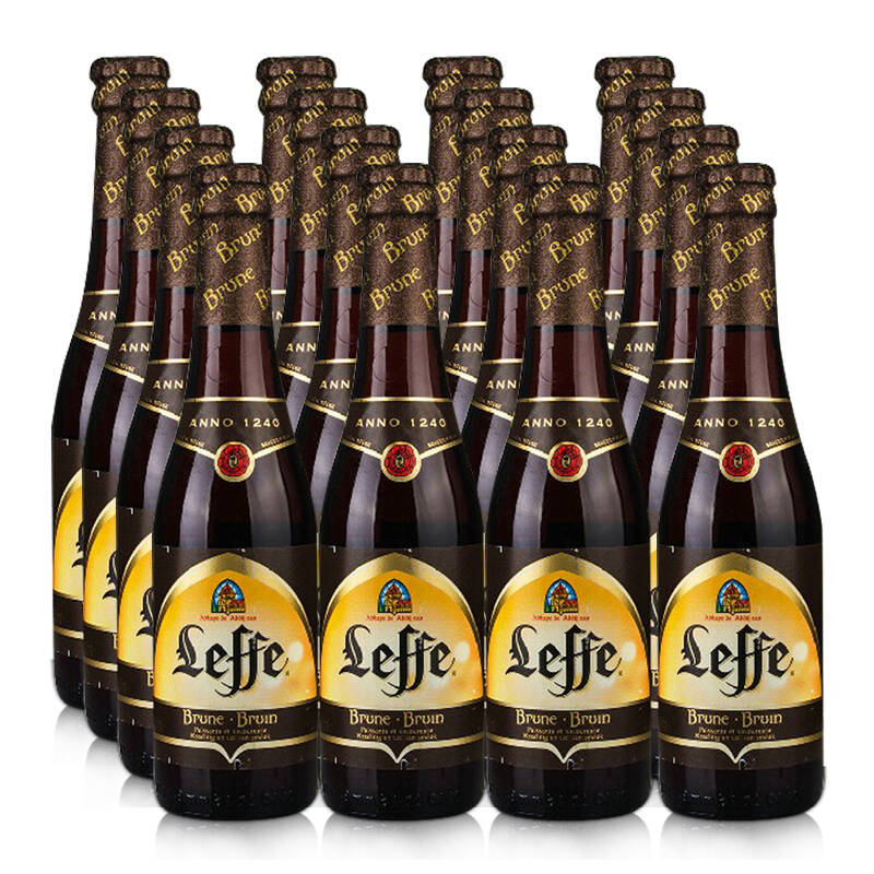 比利时进口 修道院啤酒 leffe莱福啤酒 330ml*12瓶装 咱家啤酒 莱福黑
