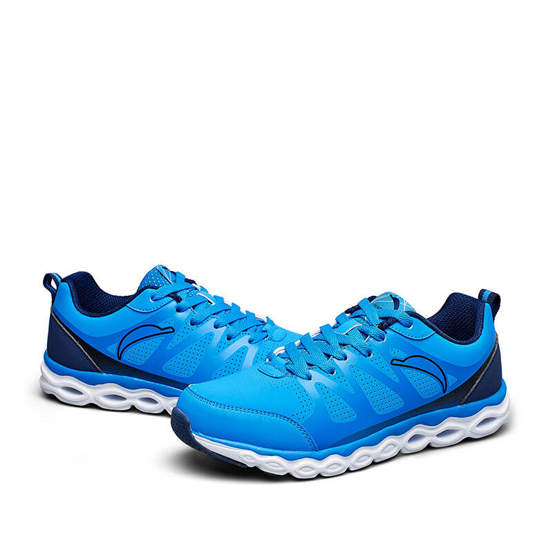 意尔康运动鞋 2016春夏新品男跑鞋 天蓝/深蓝 40