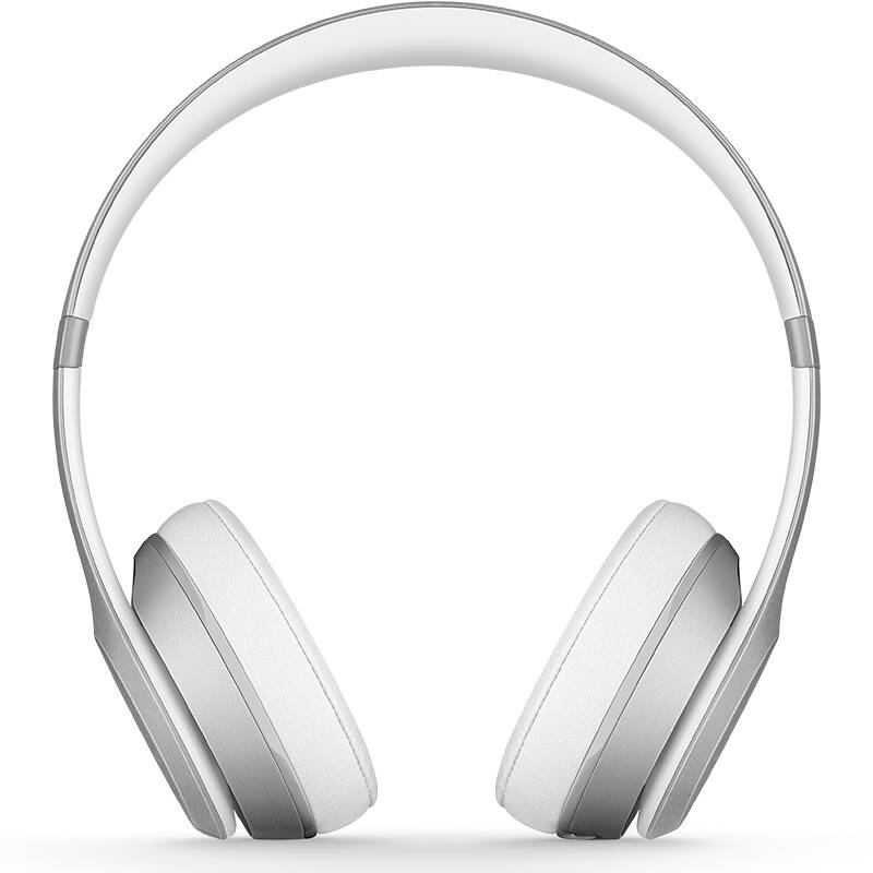 beats solo2 wireless 头戴式耳机 - 银色 蓝牙耳机 带麦 mkle2pa/a