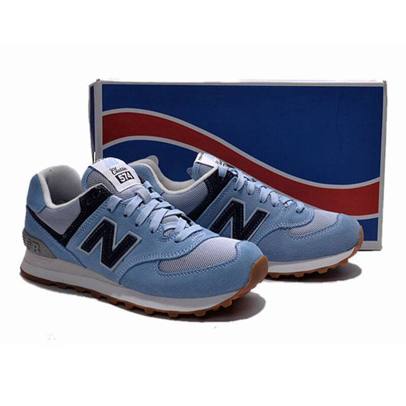 new balance/nb574 男女鞋 經典復古跑步休閒鞋 ml574vts/vtg 天藍色