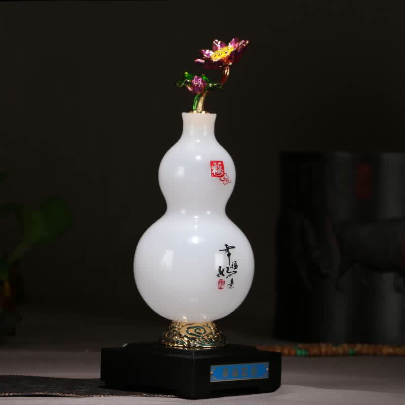 结婚礼物送闺蜜朋友创意高档 幸福如意 葫芦摆件 客厅电视柜装饰品
