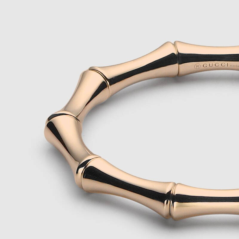 古奇(gucci)女士 奢华 玫瑰金 竹节造型 手镯 246463 j8500 5702