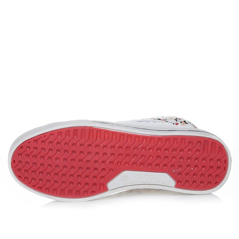 回力帆布鞋女鞋单鞋碎花鞋潮鞋低帮韩版板鞋秋季休闲鞋子 152301粉碎