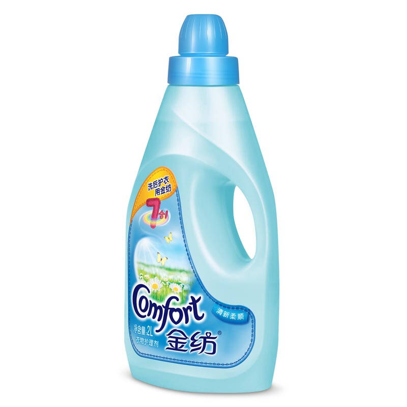 【京东超市】金纺(comfort)衣物护理剂 清新柔顺2l(柔顺剂)