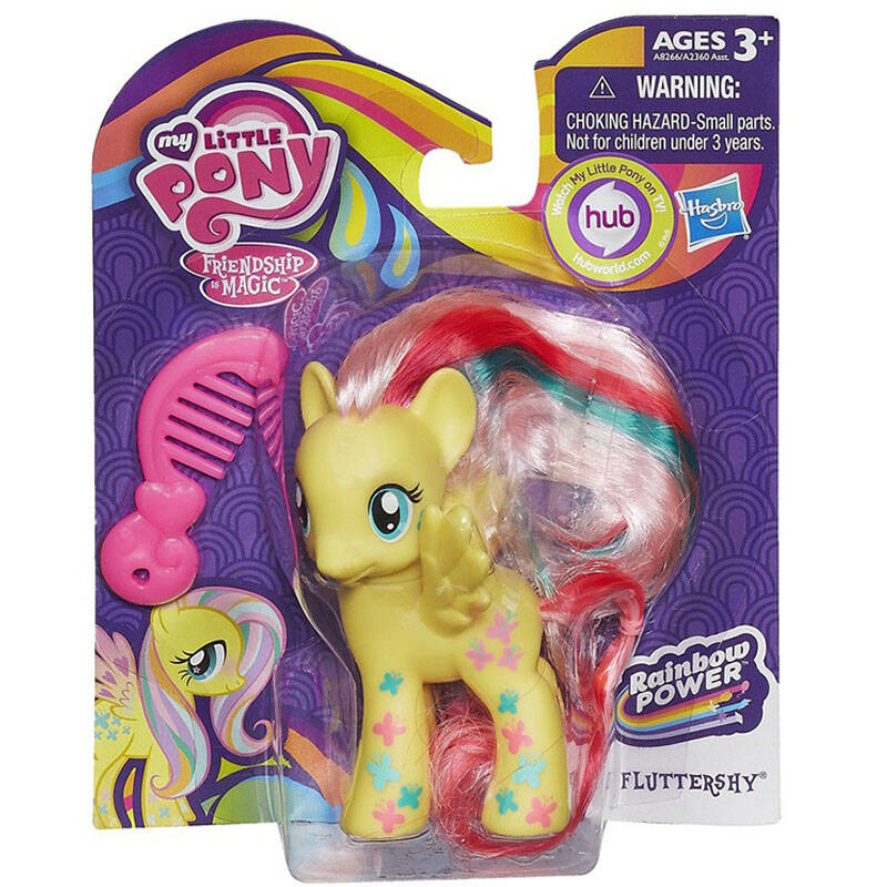 孩之宝(hasbro)小马宝莉 基础小马系列 玩具 柔柔(黄色)a8266