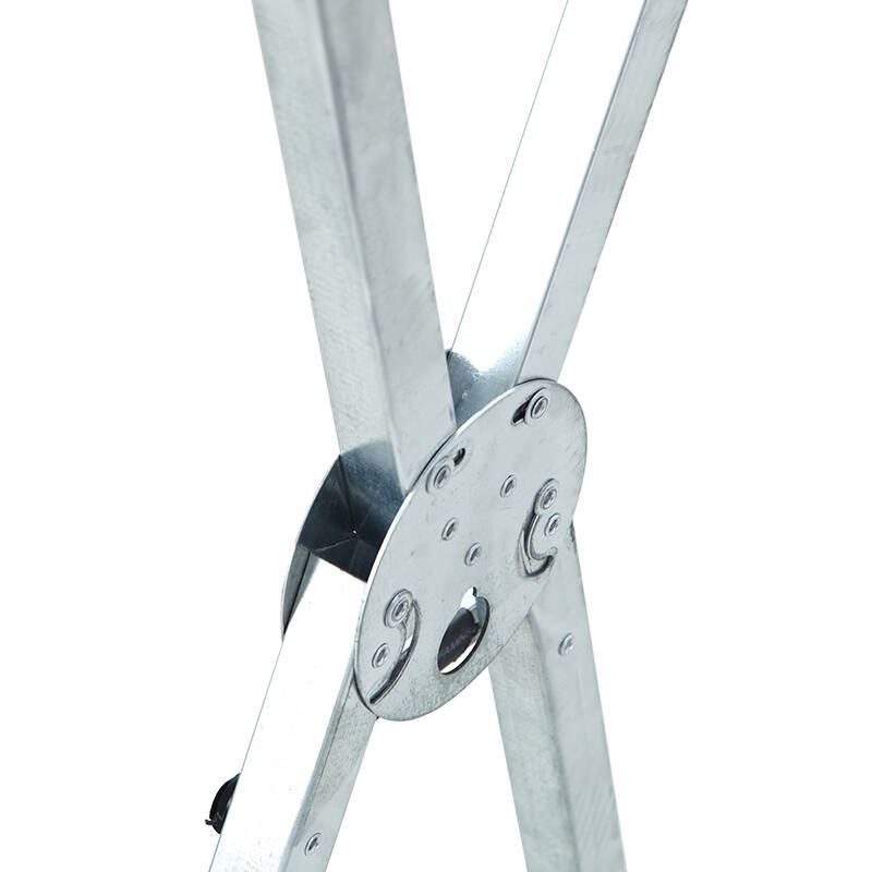 大度 阳台落地伸缩折叠晾衣架 挂衣架晒衣架晾衣杆组合 三杆镀锌1519