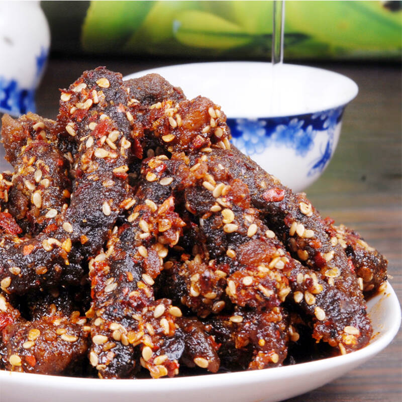 蜀道香天椒麻辣牛肉干巴88g四川成都特产 零食小吃 休闲零食