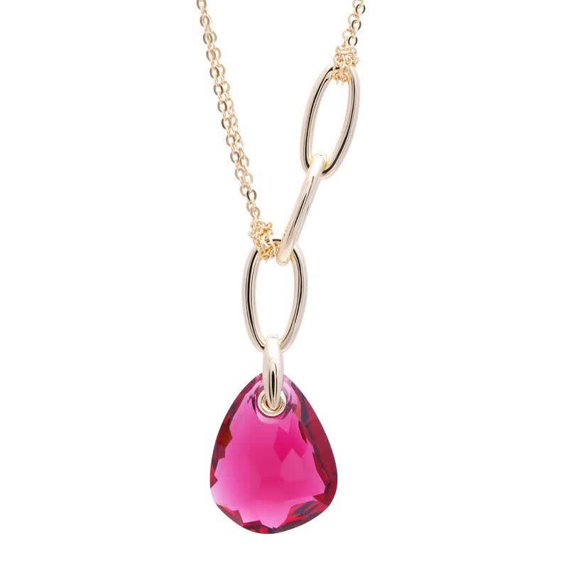 swarovski 施华洛世奇 红色水晶水滴项链 5004568 京东自营