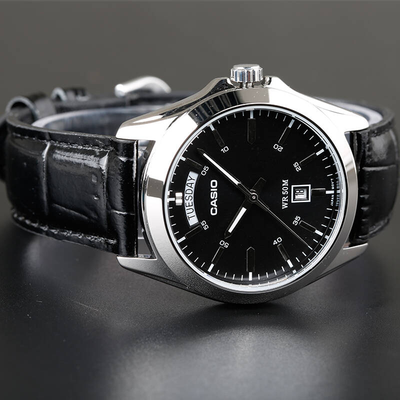 【全国联保】卡西欧(casio)手表石英系列夜光男表 mtp-1370l-1a