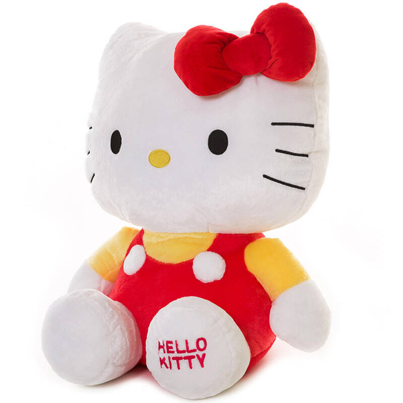 hello kitty凯蒂猫 经典系列 kt毛绒玩具公仔玩偶 布娃娃26寸经典坐式