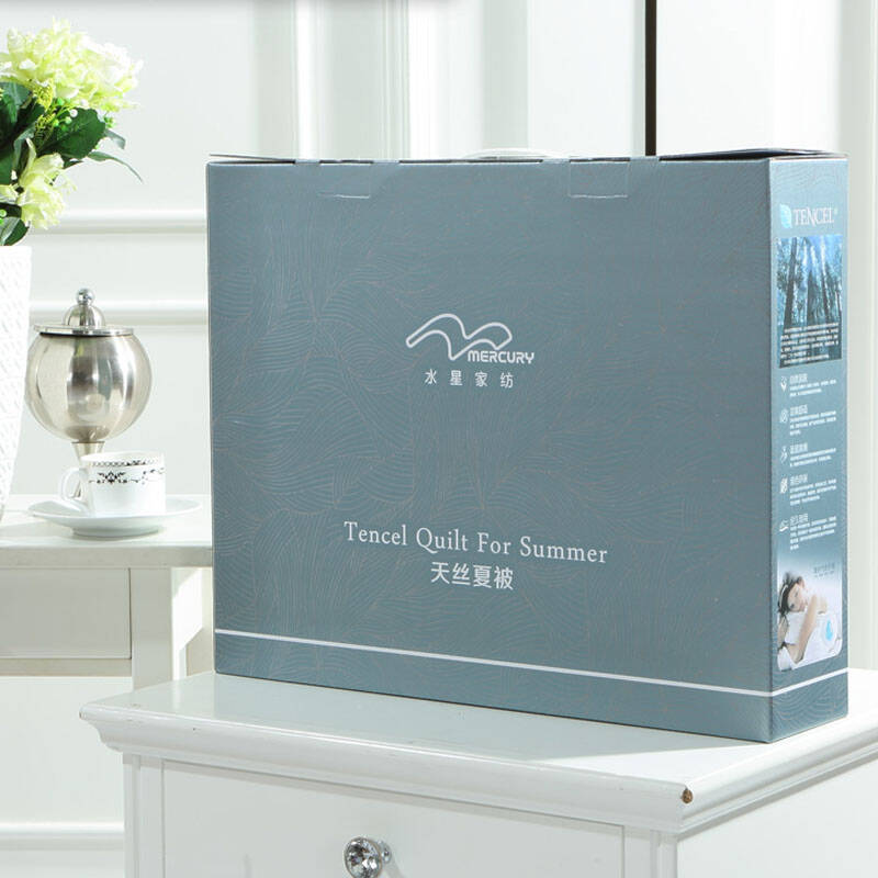 水星家纺 沁语绮诺天丝夏被/空调被 双人被芯200*230cm