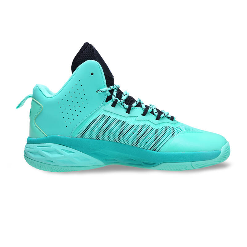 安踏男鞋 帕森斯明星款 菱极缓震科技篮球鞋 11621307 清心绿/黑/银色