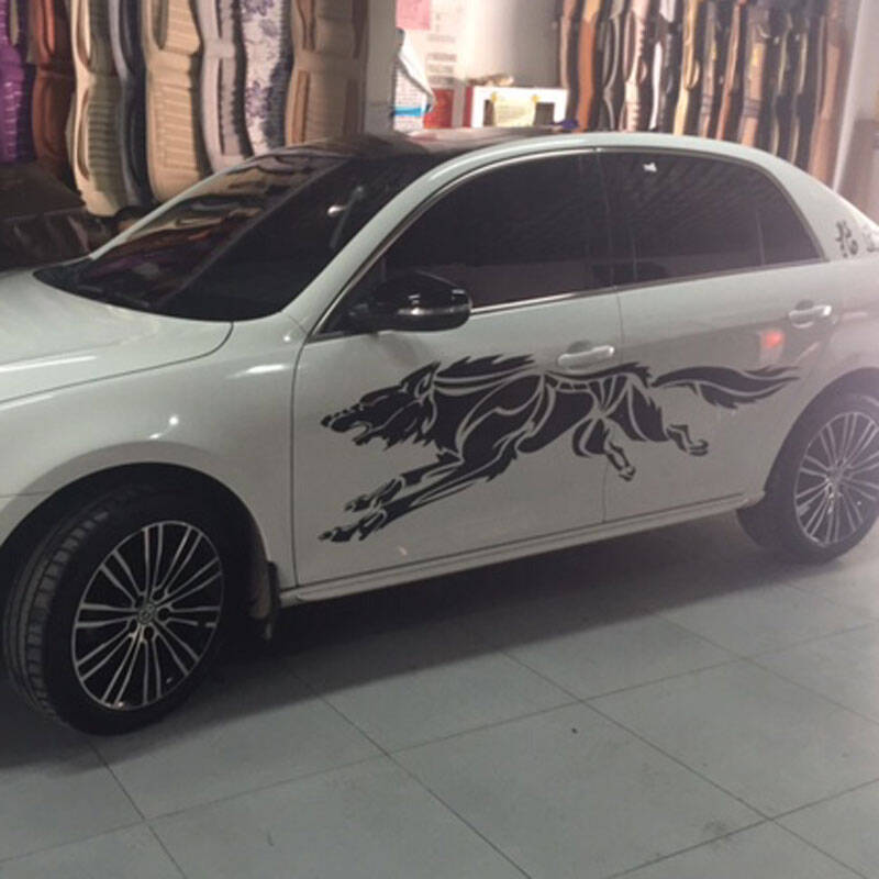 车身拉花 狼图腾全车贴引擎盖贴 适用于现代瑞纳朗动起亚k2k3名爵mg3