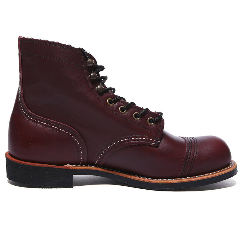 red wing 红翼 男士酒红色牛皮高帮6寸工装靴 08119-0 oxblood mesa
