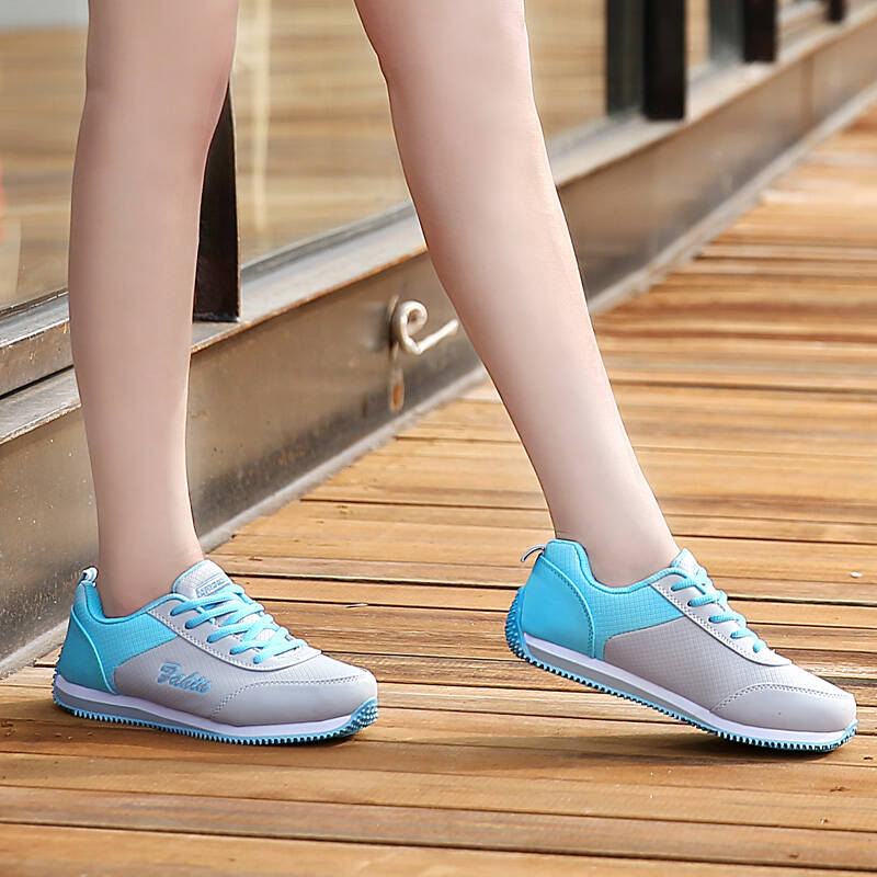 专项运动鞋 女款跑步鞋透气鞋休闲鞋户外鞋旅游鞋 595 灰月 39 - 京东