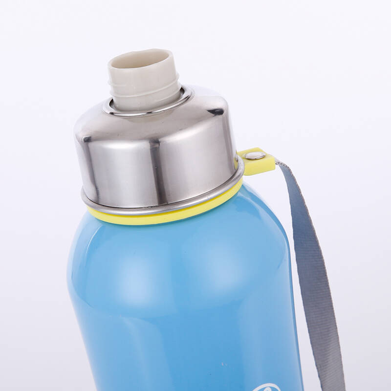 三和真空不锈钢保温杯带提绳运动壶水杯小口径学生便携水杯正品 本色