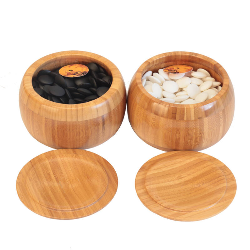 双元精品围棋罐 汉白玉棋子 楠竹罐 双面汉白玉棋子 正品双元围棋