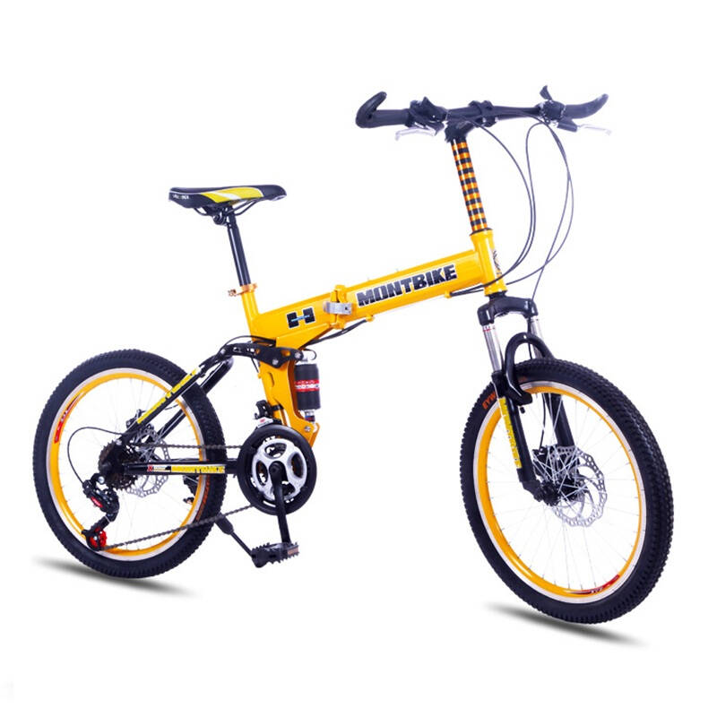 雷克斯杰克lauxjack 20寸变速山地自行车折叠悍马路虎男女学生车赛车