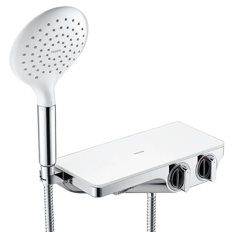 摩恩(moen)花洒套装多功能手持隐藏式安装59铜淋浴花洒70321 配200mm