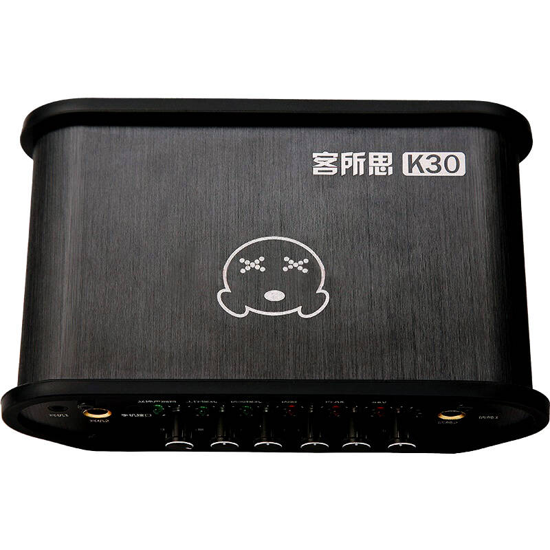 客所思 k30 usb外置声卡网络k歌独立声卡48v供电笔记本电脑唱歌喊麦