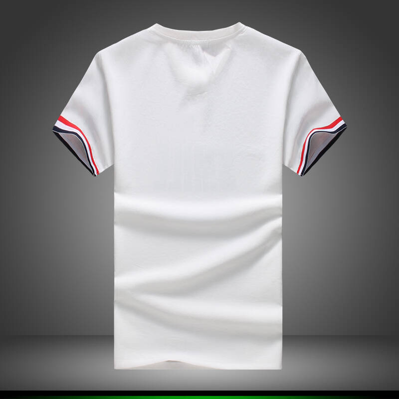 休闲t恤男款打底衫潮197-10084 绿色 韩版修身款式偏小建议选大一码