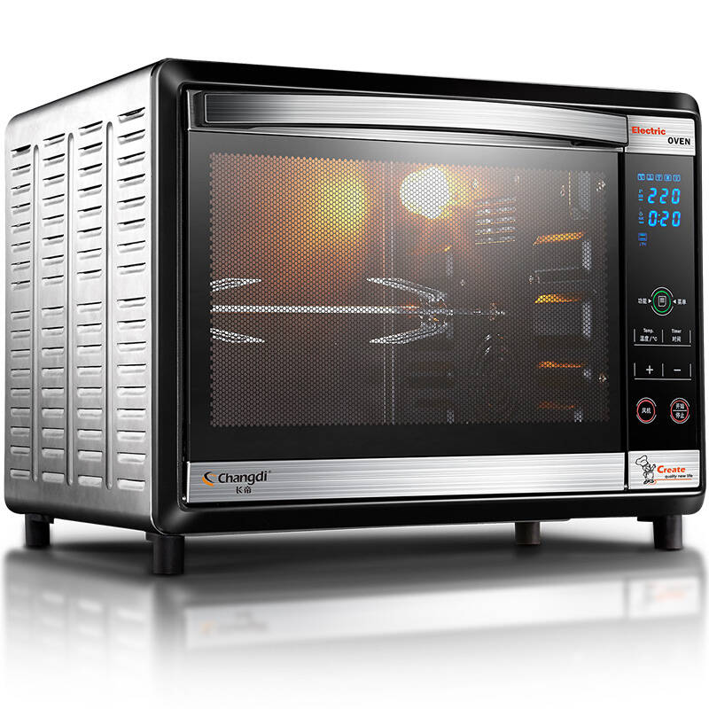 长帝(changdi)32升l智能app转叉风机家用电烤箱crdf32s