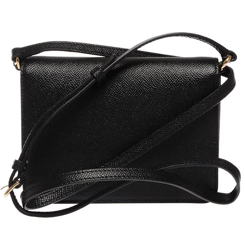 dolce&gabbana 杜嘉班纳 女士黑色牛皮单肩斜挎包 bb5948 a1001 80999
