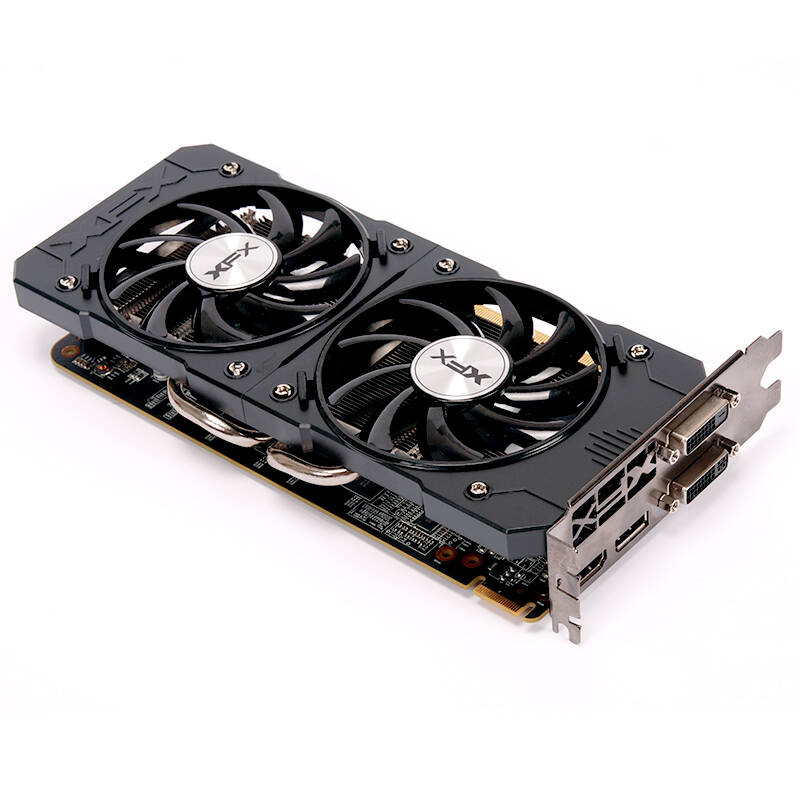 讯景(xfx)r9 370 4g 黑狼 双风扇 1000/5600mhz 256bit gddr5 显卡