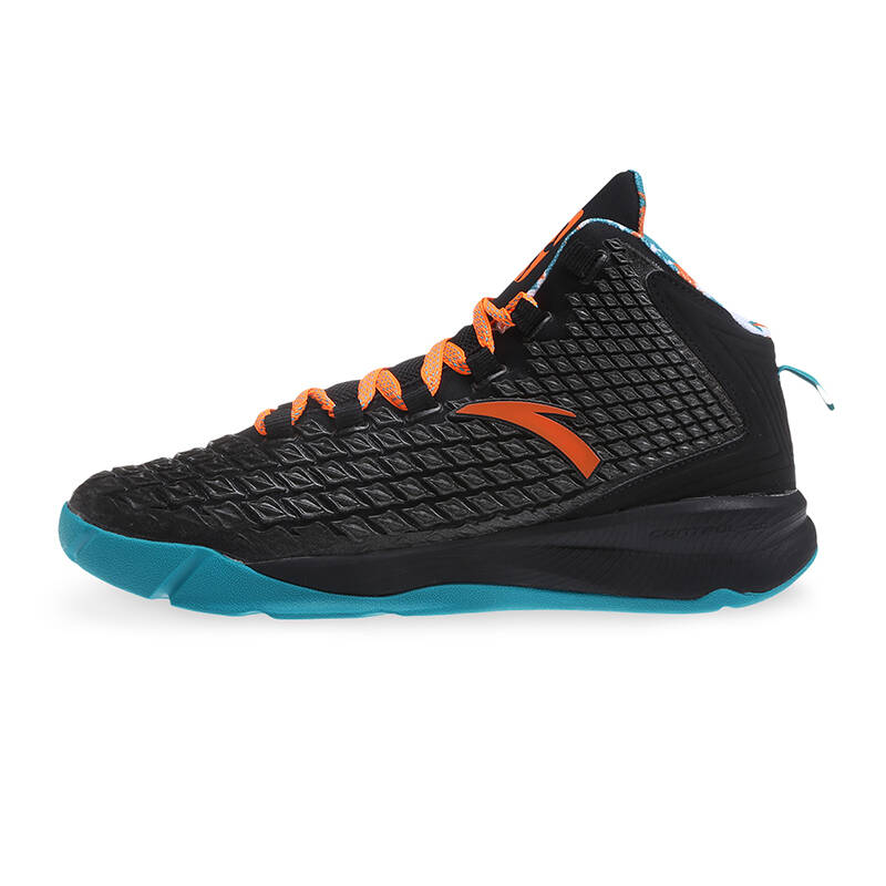 安踏男鞋 汤普森kt1篮球战靴2015冬季新品耐磨高帮球鞋 11541108 黑