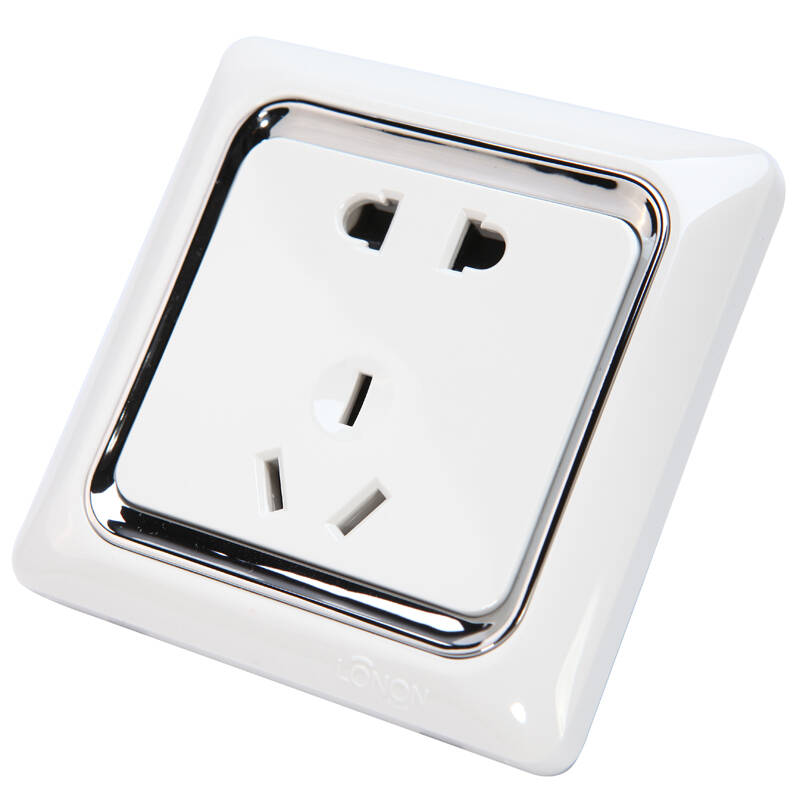 霍尼韦尔·朗能电气墙面墙上五孔86暗装家用厨房墙壁二三插5孔插板