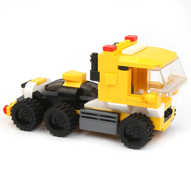 星钻积木 积变战士三变 儿童益智玩具塑料拼插模型拼装变形车模机器人