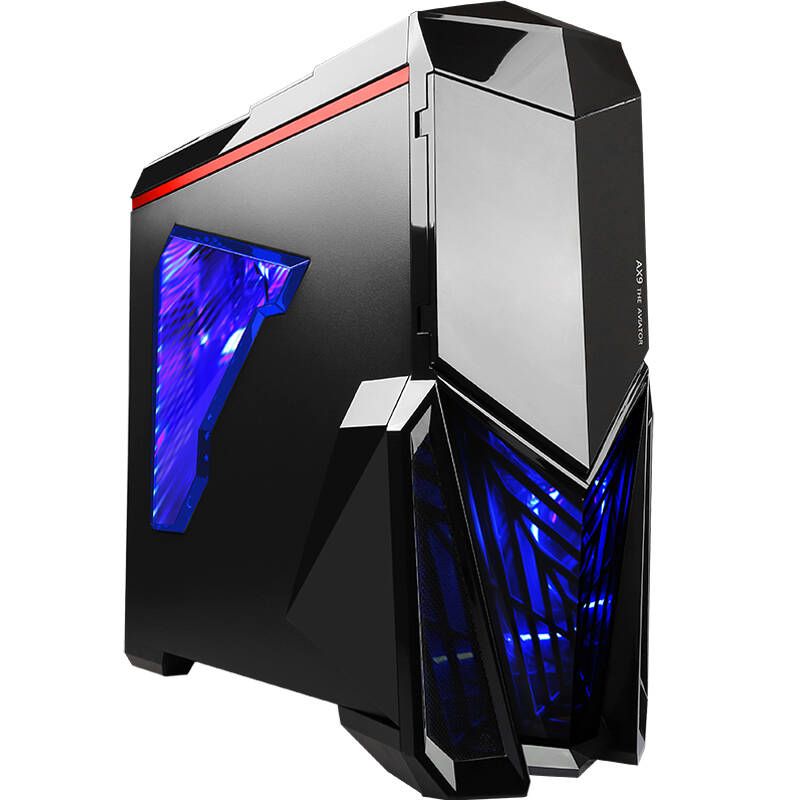 sahara 飞行者ax9 u3游戏机箱 台式电脑主机水冷机箱 支持atx大板