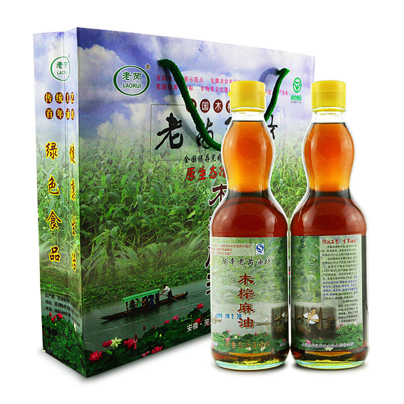 老芮 木榨麻油4瓶装