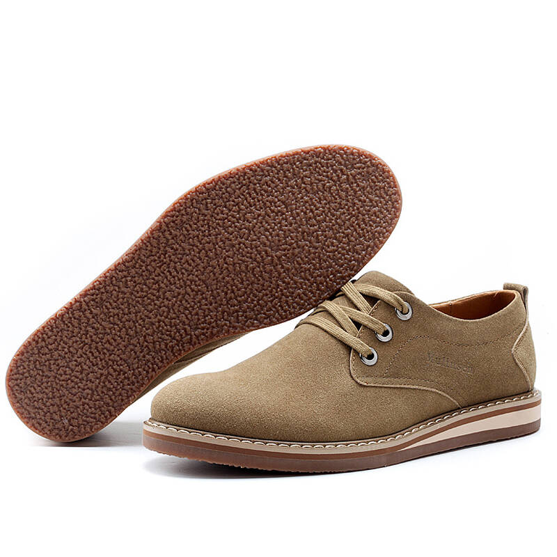2015男鞋秋冬季新款男士休闲鞋反绒皮板鞋透气英伦男款鞋子 240001