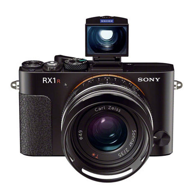 索尼(sony)dsc-rx1r 全幅黑卡 数码相机 v1k光学取景器  sl20包 bx1