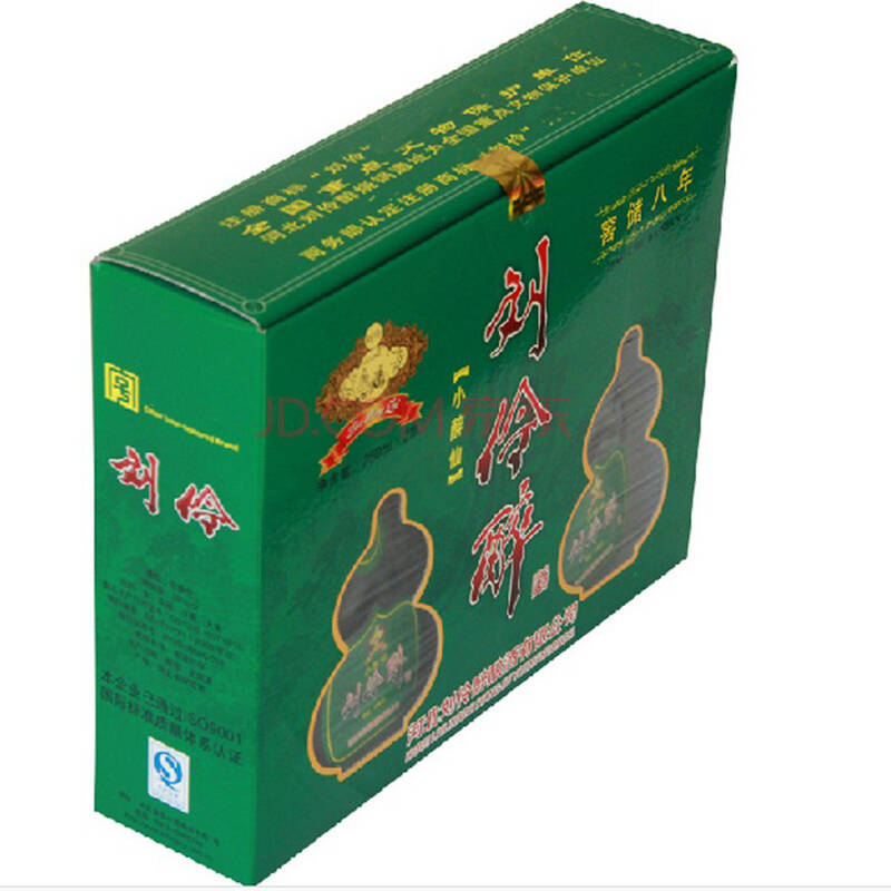 刘伶醉 小醉仙38度 浓香型白酒 250ml*2 礼盒装 支持货到付款