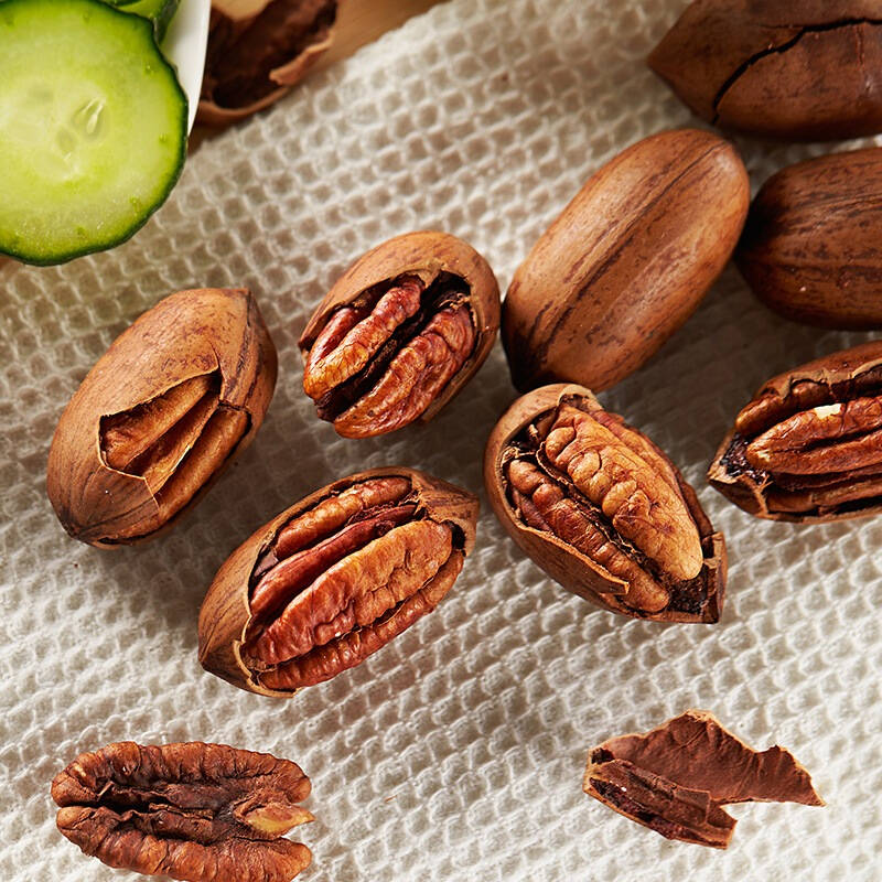 憨豆熊 坚果干果零食 夏威夷果/碧根果 组合240g